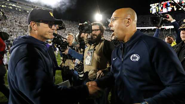 Jim Harbaugh and James Franklin